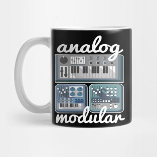 Modular Synthesizer Synth Vintage Retro Analog Mug